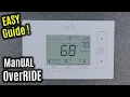 Emerson SENSI ST55 Manual OVERRIDE Programmable Thermostat