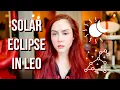 TOTAL SOLAR ECLIPSE IN LEO rock bottom turns into a new start