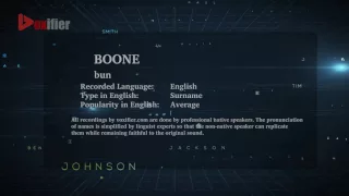 How to Pronunce Boone in English - Voxifier com