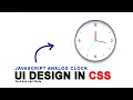 how to create clock in javascript Dark and Light Mode Analog Clock UI Design