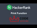 Print Function HackerRank Python Solution CODE WITH NM