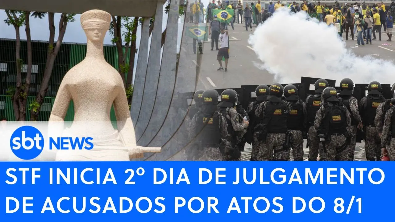 AO VIVO: STF inicia segundo dia de julgamento de acusados pelos atos do 8 de janeiro