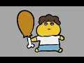 Shedletsky eating fried chicken