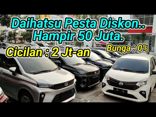 Daihatsu Kasih Diskon Hampir 50 Juta. Ayla, Xenia Dan Terios. Cicilan Cuma 3 Jutaan. Promo Daihatsu