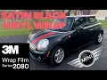 How to vinyl wrap a car with 3m vinyl wrap film series 2080 in Satin Black