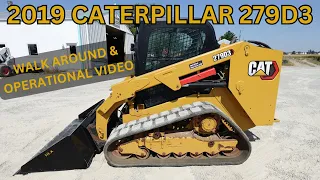 2019 Caterpillar 279D3 Skid Steer Loader Walk Around Operational 49 900
