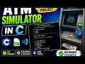 ATM Simulator in C Complete Project Using File Handling Structures Source Code
