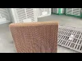 Evaporative cooling pad for air cooler