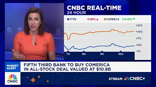 Fifth Third bank to buy Comerica in all-stock deal