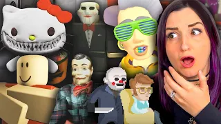 I Tried Playing HALLOWEEN Games ...but They Were SECRETLY HORROR!