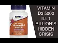 1 in 3 Are Deficient The Vitamin D3 Fix Doctors Recommend NOW 5000 IU