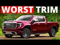 Ranking Every GMC Sierra Trim From WORST to BEST