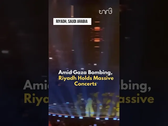 ⁣Amidst Israel's relentless bombing on Gaza, Saudi Arabia hosts large music festival in Riyadh.
