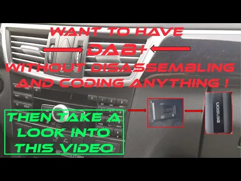 Download MP3 DIY - Mercedes Benz DAB + upgrade without disassembling and coding