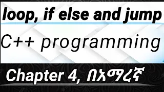Chapter 4 and statements full lecture in programming