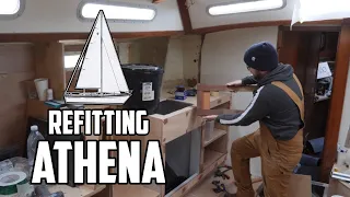 Sail Life – Galley assembled, insulated and ready for paint – DIY boat project