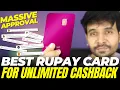 Lagu Best Rupay Credit Card for UPI 2025 | Unlimited Real Cashback + 100% No Cost EMI 🤑🤑