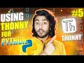 Using thonny for input function python full beginners course in hindi