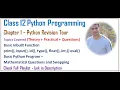 Python Revision Tour Class 12 Computer Science with Python 4