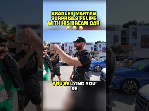 SURPRISING FELIPE WITH HIS DREAM CAR 😂 😂 😂