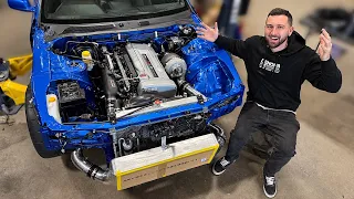 We start my R34 GTR for the FIRST TIME!!