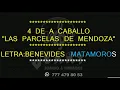 4 de a Caballo y Freddy Vega Jr - Las Parcelas De Mendoza (Karaoke)