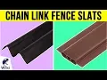 6 Best Chain Link Fence Slats 2019