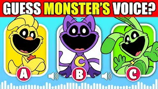 Download Guess the MONSTER'S VOICE | Smiling Critters , POPPY PLAYTIME CHAPTER 3 (CatNap) MP3