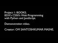 Project Demonstration CS50 WEB Project 1 BOOKS