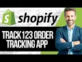 Track123 Order Tracking Upsell Shopify App Tutorial