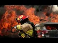 LAFD Fire Station 88 Firefighters light cars on FIRE Fire service day