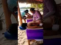 Relaxing massage on the beach in Mexico