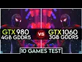 GTX 1060 3GB vs GTX 980 Test In 10 Games Which Is Super