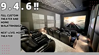 AMAZING 15 4ch Dolby Atmos home theater Full Home walkthrough Automation Music and more