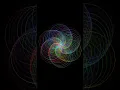 Colorful Spiral Art with Python Turtle