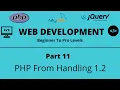 Web Development Tutorial PHP Part 11 PHP Form Handling 1 2 Tech Quick Learner