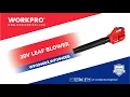 Powerful 20V Leaf Blower WP394005 WP394003