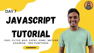 JavaScript Tutorial ES6 Functions Filter Find Map Every Some