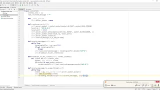 4 Socket chat application using Python - Make server Part 2