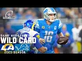Los Angeles Rams vs Detroit Lions Game Highlights NFL 2023 Super Wild Card Weekend