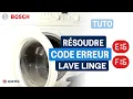 Bosch E16 F16 How to repair a washing machine whose door no longer locks