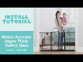 Home Accents Super Wide Safety Gate Install Tutorial