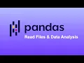Python Pandas Tutorial 3 Read Files and Data Analysis