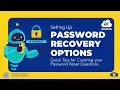 ClassLink Setting up Password Recovery Options
