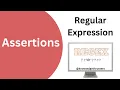 Assertions In Regex Regex Tutorial knowledgethrusters