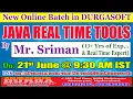 JAVA REAL TIME TOOLS Online Training DURGASOFT