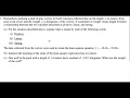 AP STATS 2017 FRQ Walkthrough Linear Regression Scatterplots