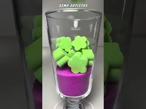 Kinetic Sand Crushing: Satisfying Layers in a Glass