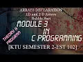 C PROGRAMMING MODULE 3 Part 1 - Arrays Matrix Sorting