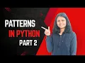 Pattern in Python Part 2 Priya Khradia